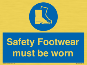 Safety Footwear must be worn